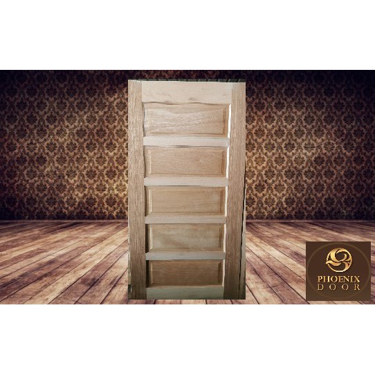 (FREE CUT TO SIZE)PINTU KAYU / WOODEN DOOR GRADE B PC55